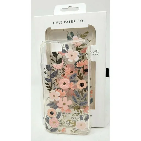 Rifle Paper Case for Apple iPhone 11 Pro Max / iPhone Xs Max Clear Wild Flowers - Picture 2 of 2